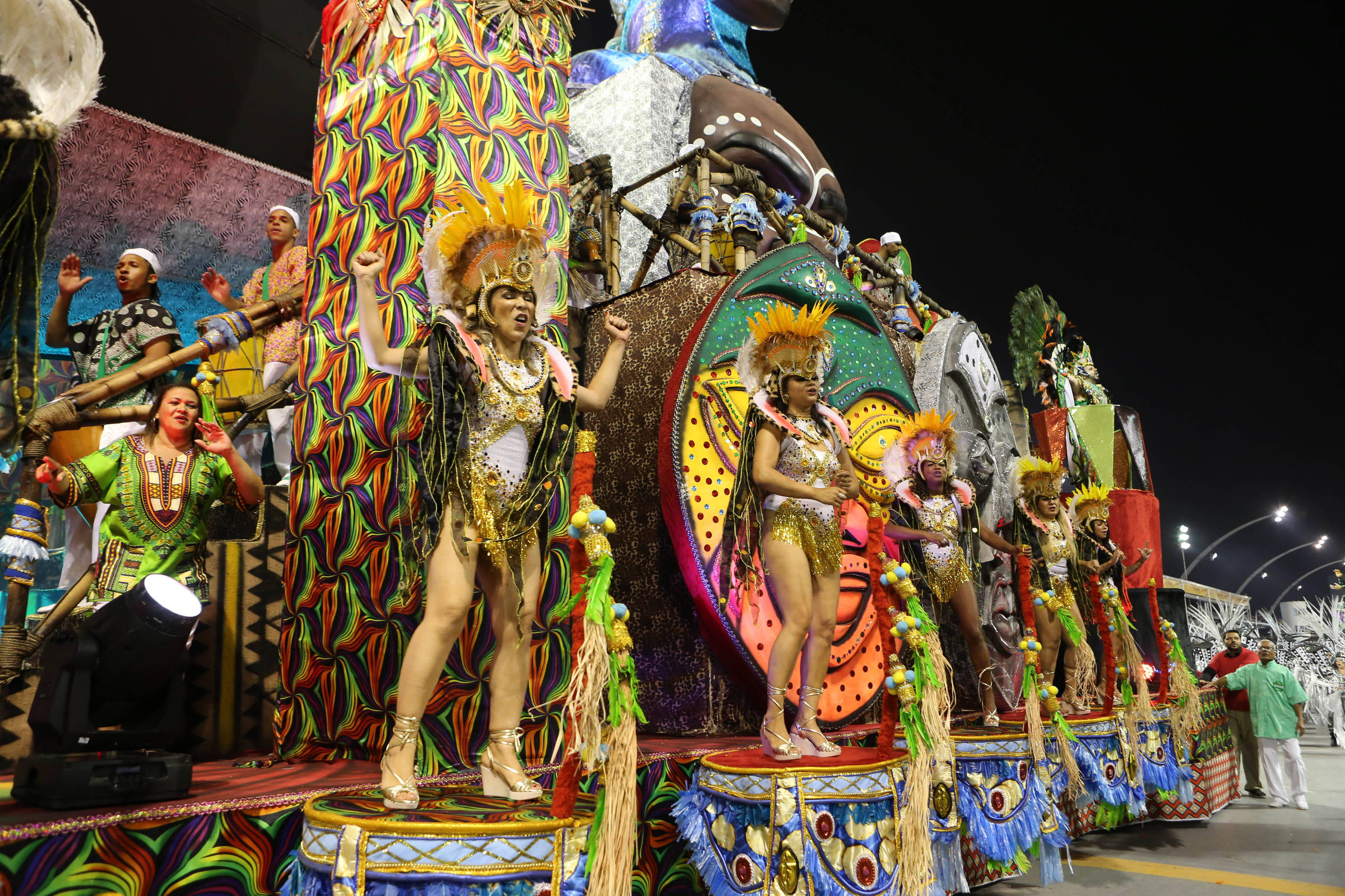 Desfile da Camisa Verde e Branco, em São Paulo. Foto: Rivaldo Gomes/Reprodução/Folhapress