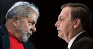 A imagem de Lula e Bolsonaro