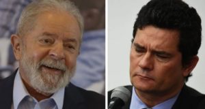 A imagem de Lula e de Moro