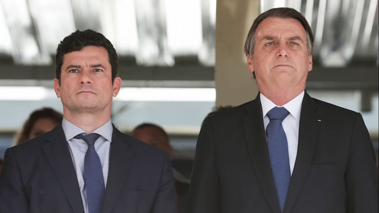 A imagem de Moro e Bolsonaro