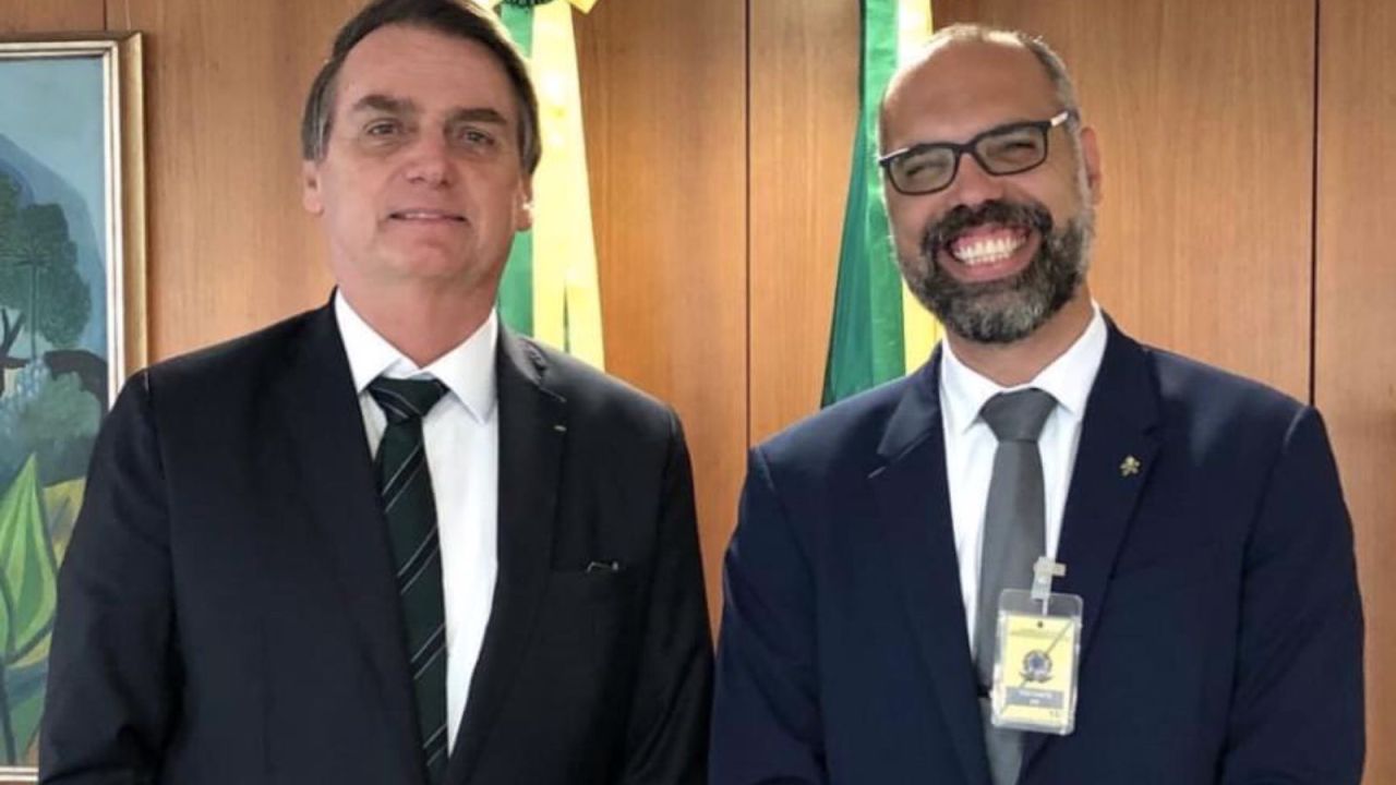 bolsonaro e Allan dos Santos