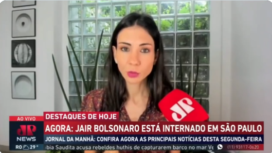 A jornalista Amanda Klein. Imagem: Reprodução