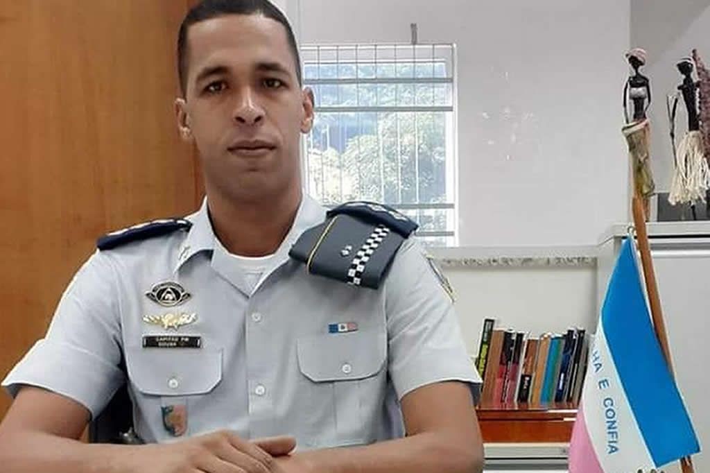 O capitão da Polícia Militar do Espírito Santo (PM-ES), Vinícius Sousa. Foto: Arquivo Pessoal