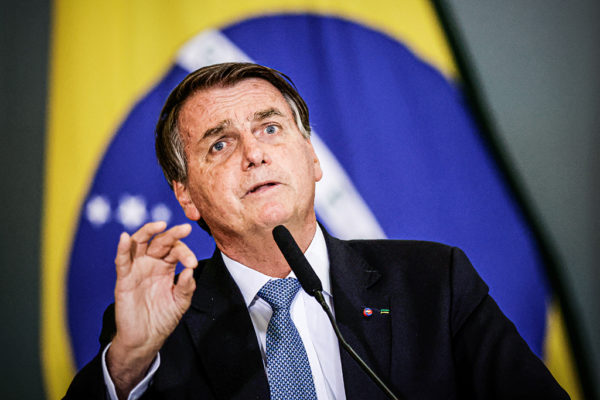 Foto do presidente Bolsonaro