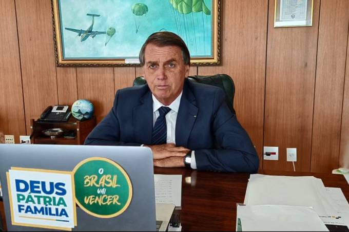 O presidente Jair Bolsonaro (PL). Imagem: Reprodução