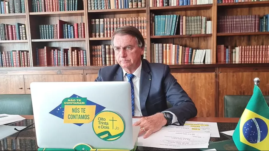 O presidente Jair Bolsonaro (PL). Imagem: Reprodução