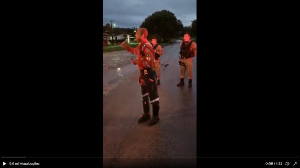 Prefeitura e Corpo de Bombeiros pediram evacuação imediata do loca. Foto: Reprodução / Prefeitura de Pará de Minas.