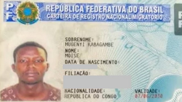 Moise Kabagambe trabalhava em um quiosque, no Rio de Janeiro. Foto: Reprodução/TV Globo