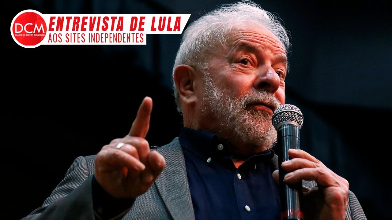 A imagem da live de Lula no DCM