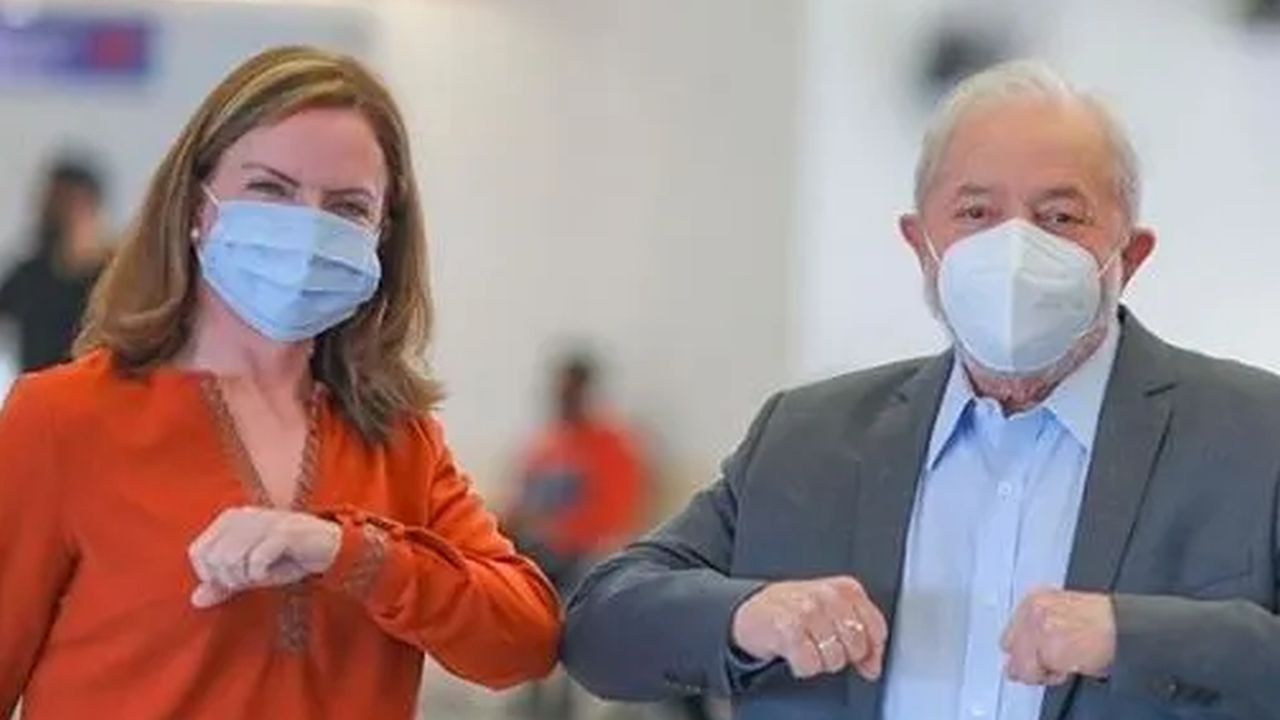 A imagem de Gleisi Hoffmann e Lula