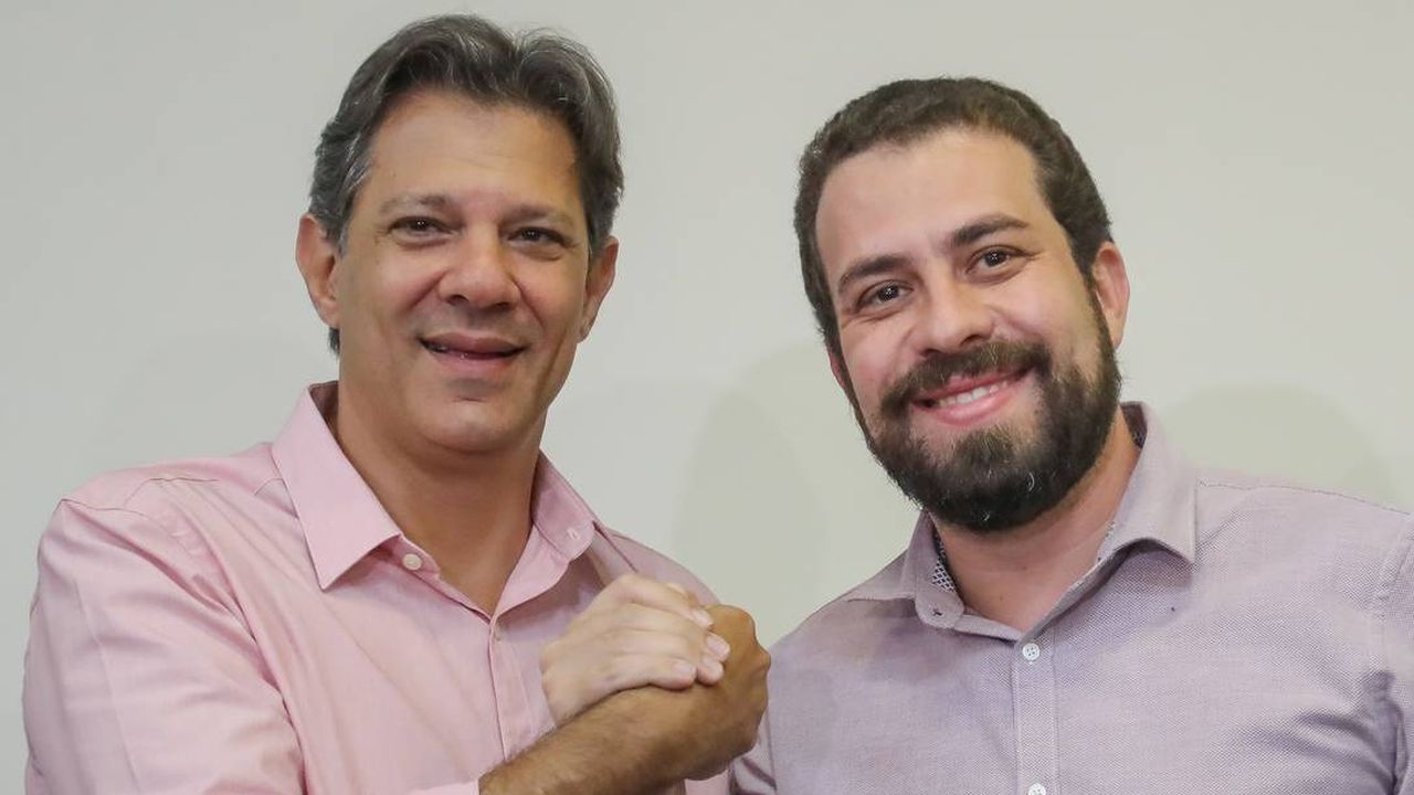 A foto de Haddad e Boulos juntos