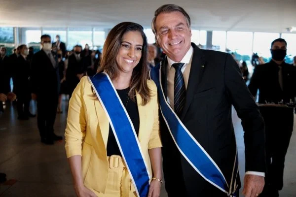 Flávia e Bolsonaro