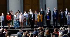 O ministério de Gabriel Boric vai ser composto por 14 mulheres e 10 homens, no Chile. Imagem: Reprodução