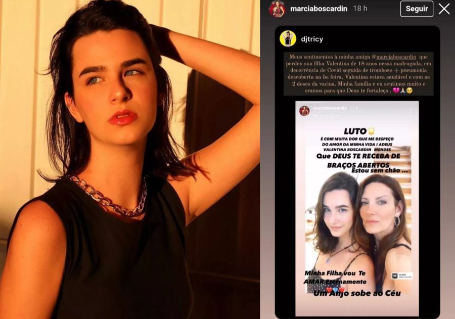 Veja a jovem