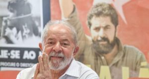A imagem de Lula retratado por Stuckert