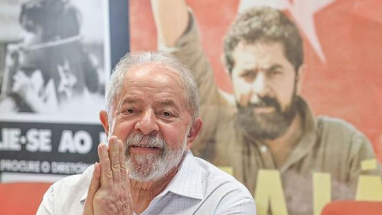 A imagem de Lula retratado por Stuckert