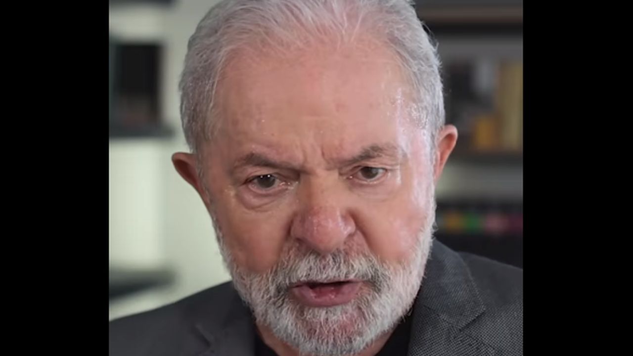 A imagem do vídeo de Lula no Instagram