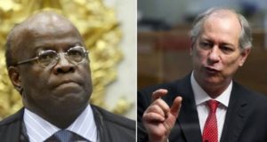 Ciro Gomes e Joaquim Barbosa em foto montagem