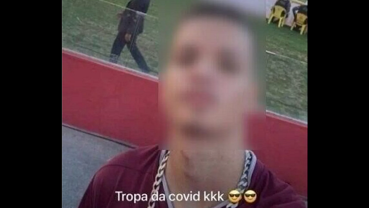 Torcedor posta foto nos Aflitos