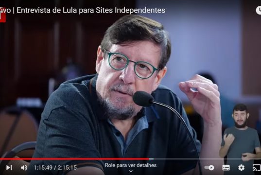 José Cássio, editor do DCM, entrevista Lula