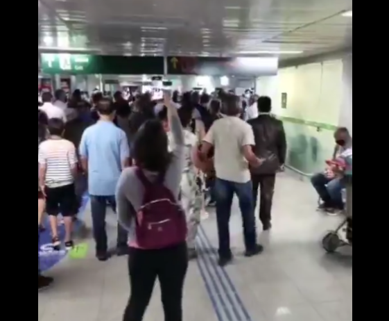 O pré-candidato do Podemos, Sergio Moro, foi hostilizado em João Pessoa. Imagem: Reprodução