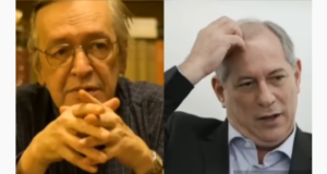 Olavo de Carvalho e Ciro Gomes. Imagem: Reprodução