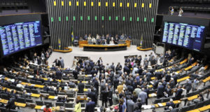 Vista de cima do prédio interno d aCâmera dos deputados, onde se gasta com cota parlamentar