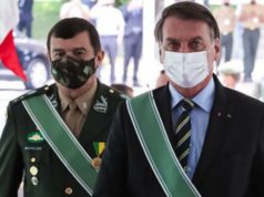 A imagem do comandante do Exército e Bolsonaro