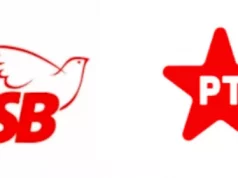Logos do PSB e PT