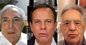 A imagem de Doria, Temer e FHC