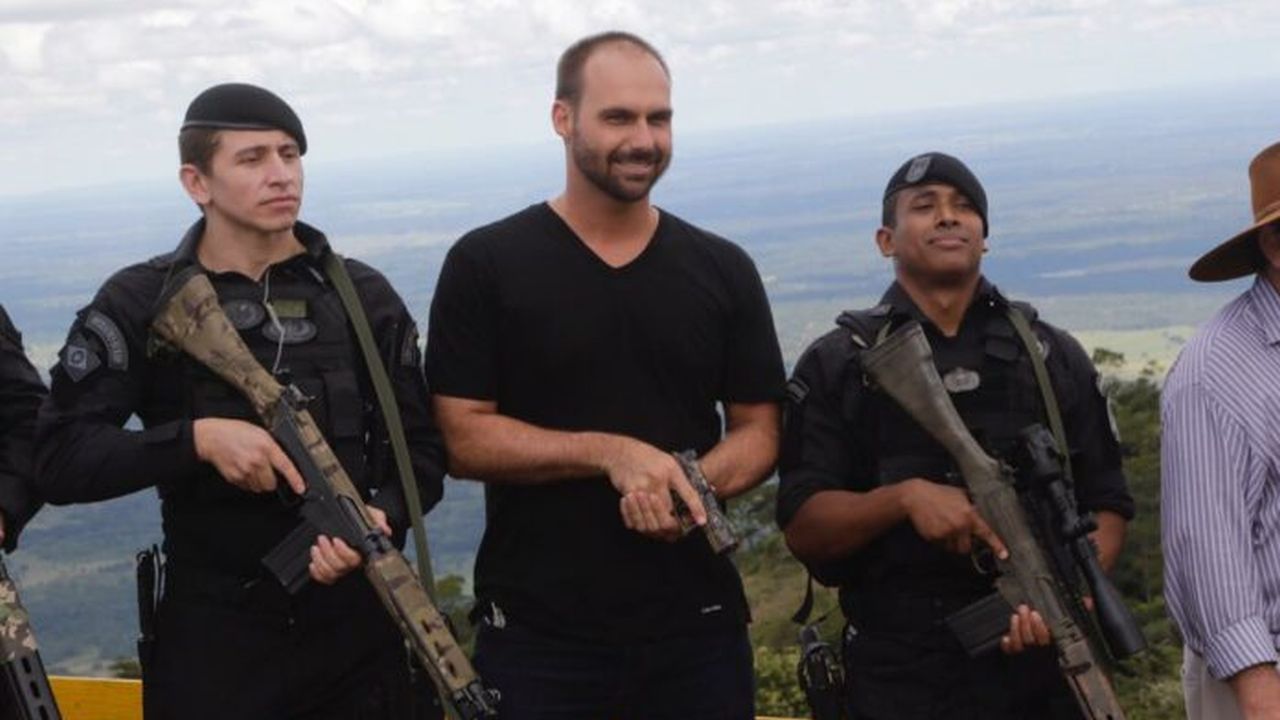 A imagem de Eduardo Bolsonaro