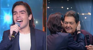Veja Faustão e seu filho