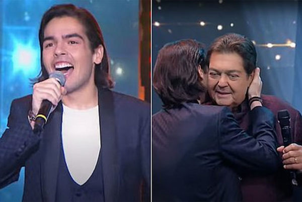 Veja Faustão e seu filho