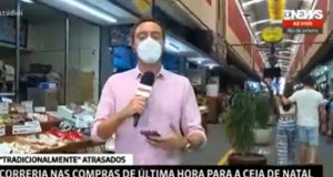 Veja o jornalista da Globo