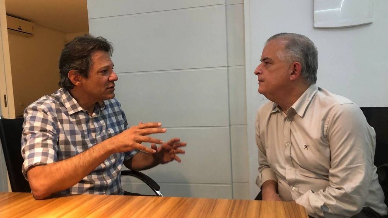 A imagem de Fernando Haddad e Márcio França