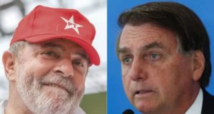 A imagem de Lula e de Bolsonaro