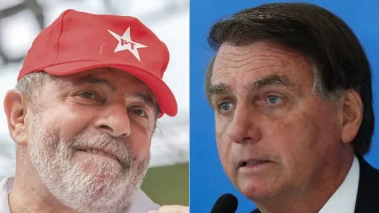 A imagem de Lula e de Bolsonaro