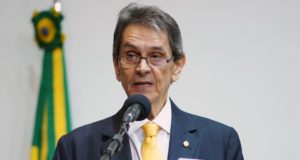 O ex-parlamentar e presidente afastado do PTB, Roberto Jefferson, que está preso. Foto: Pablo Valadares/Câmara dos Deputados