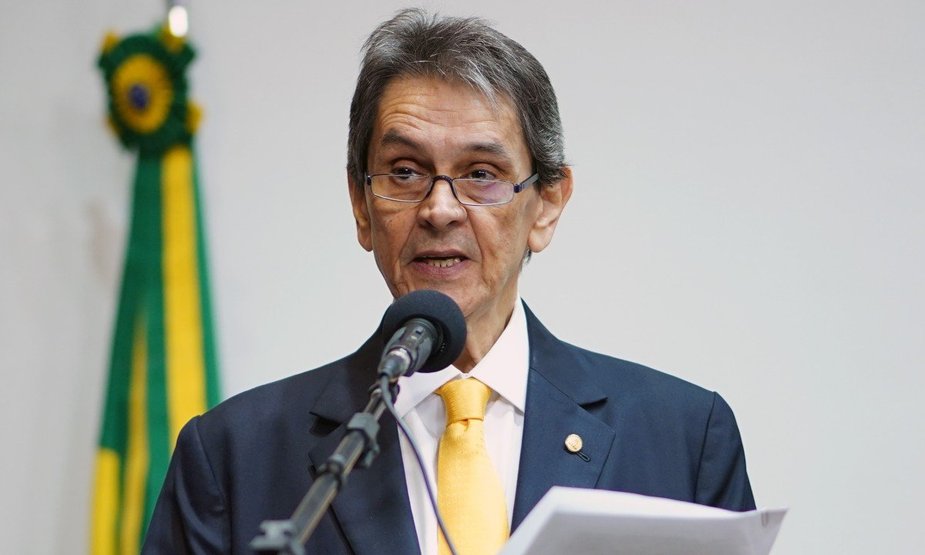 O ex-parlamentar e presidente afastado do PTB, Roberto Jefferson, que está preso. Foto: Pablo Valadares/Câmara dos Deputados