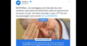 A imagem do lamentável editorial do Estadão
