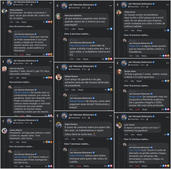 Bate boca de Bolsonaro