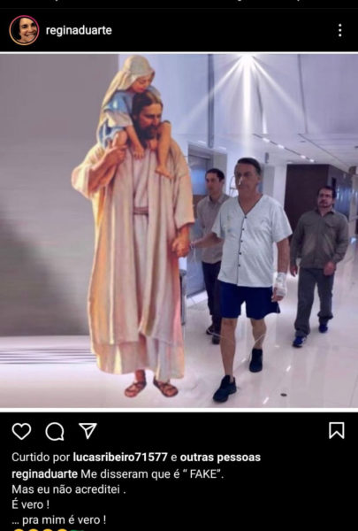 Jesus e Bolsonaro