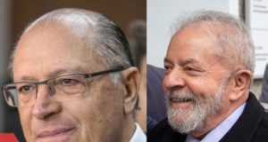 A imagem de Alckmin e Lula