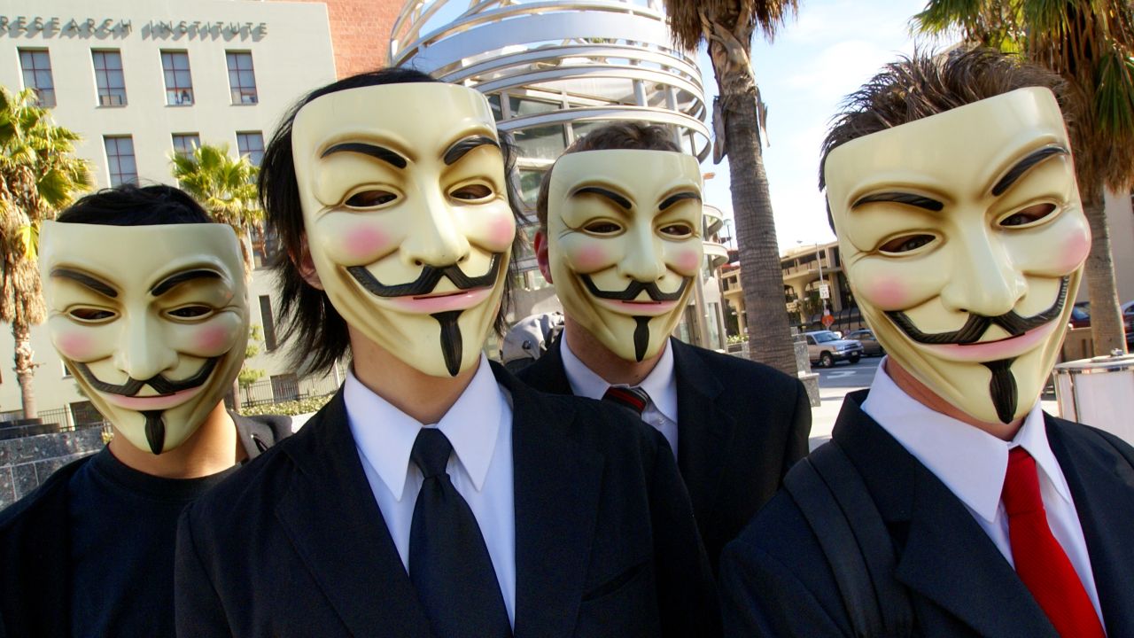 A imagem do Anonymous