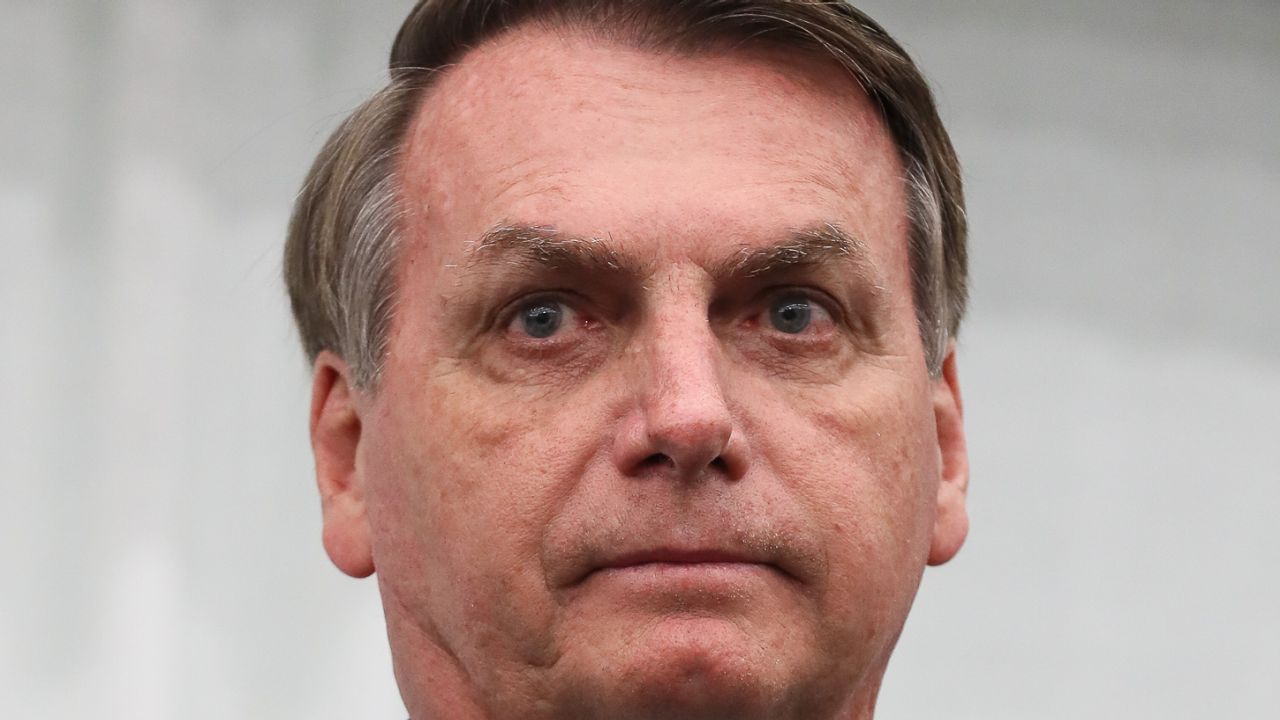 A imagem é de Jair Bolsonaro, o presidente