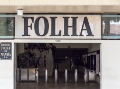 A fachada da Folha de S.Paulo
