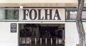 A fachada da Folha de S.Paulo