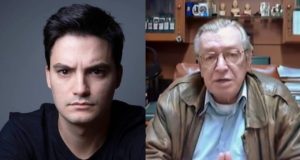 A imagem de Felipe Neto e Olavo de Carvalho