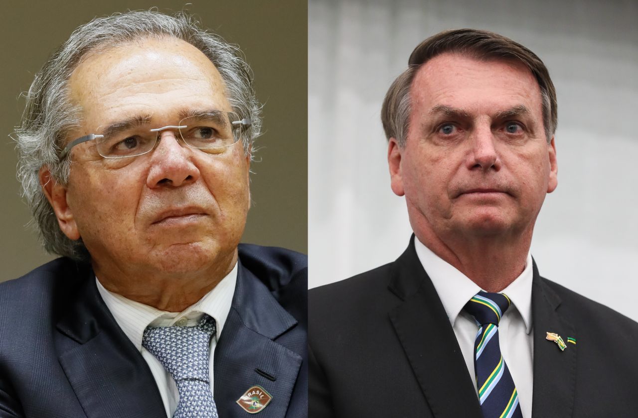 Veja Guedes e Bolsonaro