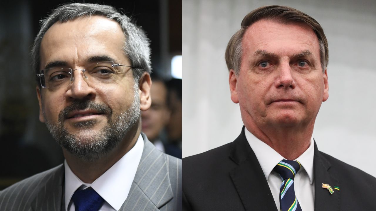 A imagem de Weintraub e de Bolsonaro